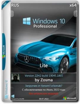 Постер к Windows 10 Pro x64 Lite 22H2 build 19045.1865 by Zosma