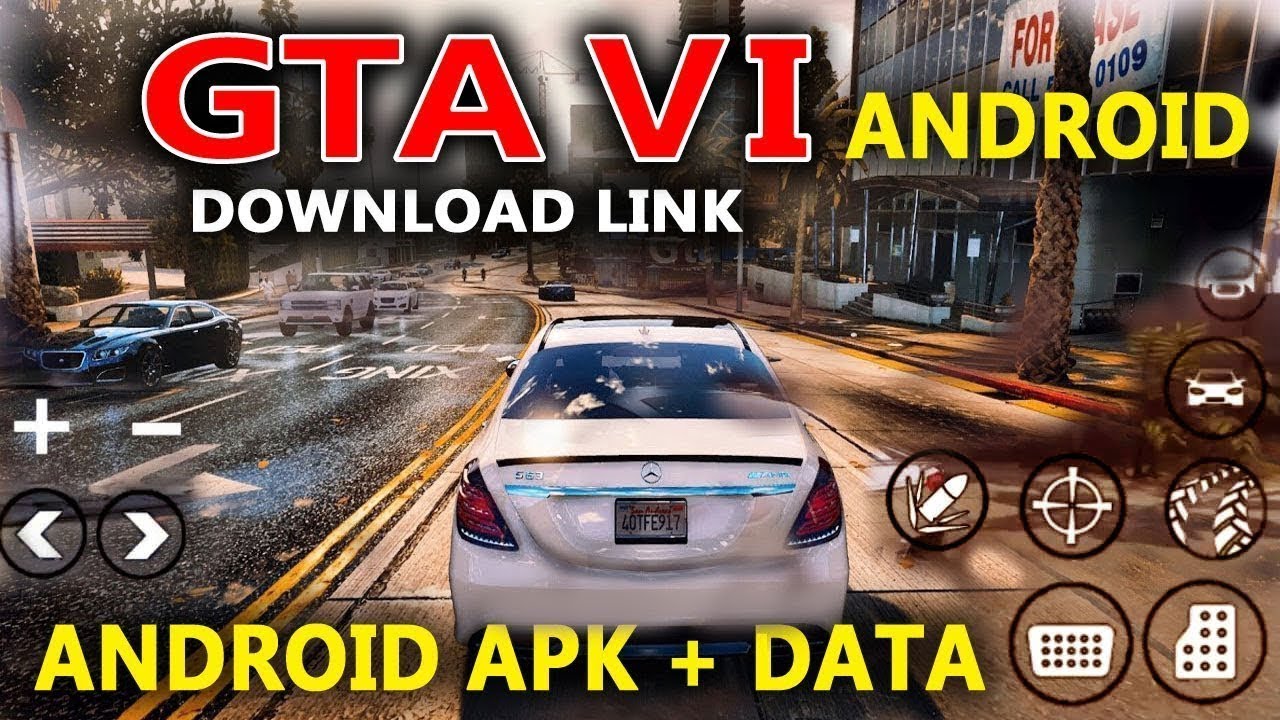 Постер к GTA 6 Mod Apk v1.1 (Without Verification) for Android