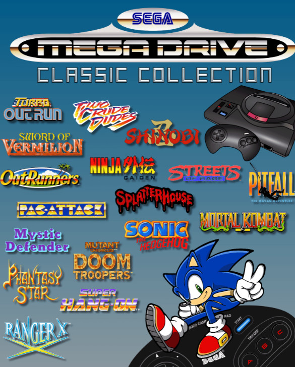 Постер к Sega Mega Drive - игры на русском языке в формате SMD