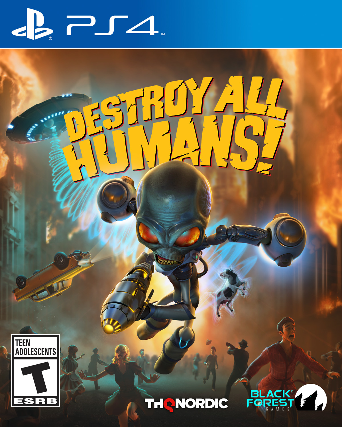 Постер к [PS4] Destroy All Humans!