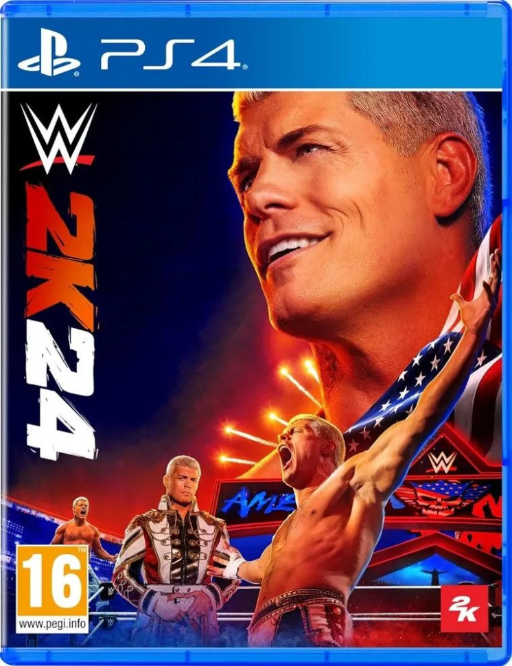 Постер к [PS4] WWE 2K24 = Forty Years of Wrestlemania Edition [1.05] (2024)